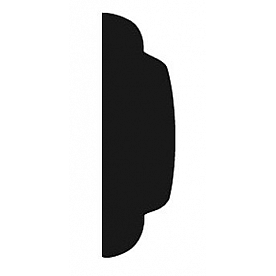Cowles Products Side Molding - Autumn Maple Metallic With Silver Trim PVC Plastic Matte With Chrome Plated Trim - 2553049
