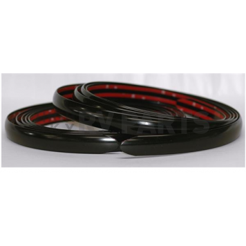 Cowles Products Side Molding - Black PVC Plastic Matte - 3342401