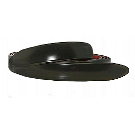 Cowles Products Side Molding - Black PVC Plastic Matte - 38680