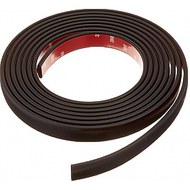 Cowles Products Side Molding - Black PVC Plastic Matte - T3502C