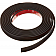 Cowles Products Side Molding - Black PVC Plastic Matte - T3502C