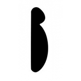 Cowles Products Side Molding - OEM White PVC Plastic Matte - 3391657