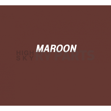 Cowles Products Side Molding - Maroon PVC Plastic Matte - 3391606-1