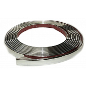 Cowles Products Side Molding - Silver PVC Plastic Chrome Plated - 33313