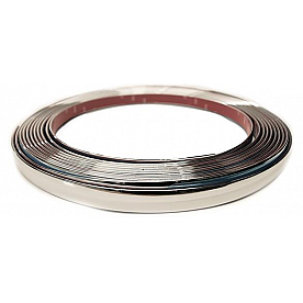 Cowles Products Side Molding - Silver PVC Plastic Chrome Plated - 37022