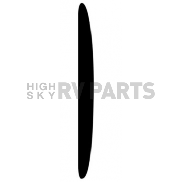 Cowles Products Side Molding - Silver PVC Plastic Chrome Plated - 37024