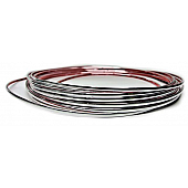 Cowles Products Side Molding - Silver PVC Plastic Chrome Plated - 37076