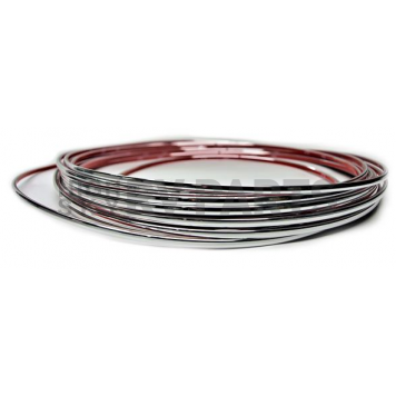 Cowles Products Side Molding - Silver PVC Plastic Chrome Plated - 37076