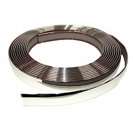 Cowles Products Side Molding - Silver PVC Plastic Chrome Plated - 37060