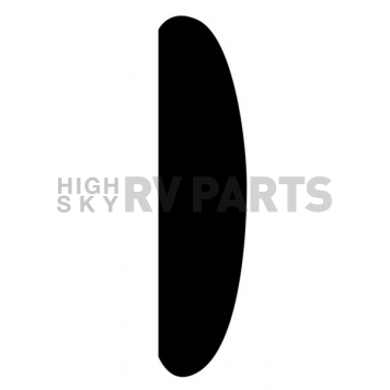 Cowles Products Side Molding - Silver PVC Plastic Chrome Plated - 37076-2