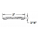 Cowles Products Side Molding - Silver PVC Plastic Chrome Plated - 38901