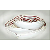 Cowles Products Side Molding - White PVC Plastic Matte - 3342402