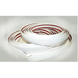 Cowles Products Side Molding - White PVC Plastic Matte - 3342402