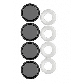 Cruiser License Plate Bolt Cover -  Set Of 4 - 82680