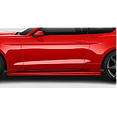 Duraflex Side Skirt -  Fiberglass Reinforced Plastic Black Set of 2 - 115829