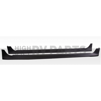 Duraflex Side Skirt - Matte Fiberglass Reinforced Plastic Black Set of 2 - 115048-1