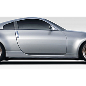 Duraflex Side Skirt - Unpainted Fiberglass Reinforced Plastic Natural Set of 2 - 115587