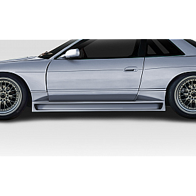 Duraflex Side Skirt - Unpainted Fiberglass Reinforced Plastic Natural Set of 2 - 115702