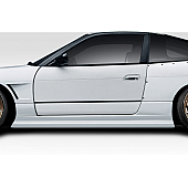 Duraflex Side Skirt - Unpainted Fiberglass Reinforced Plastic Natural Set of 2 - 116432