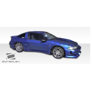 Extreme Dimensions Side Skirt - Primered Fiberglass Reinforced Plastic Black Set of 2 - 100954