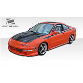 Extreme Dimensions Side Skirt - Primered Fiberglass Reinforced Plastic Black Set of 2 - 101384