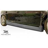 Extreme Dimensions Side Skirt - Primered Fiberglass Reinforced Plastic Black Set of 2 - 103929