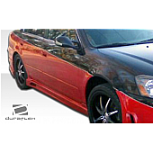 Extreme Dimensions Side Skirt - Primered Fiberglass Reinforced Plastic Black Set of 2 - 104900