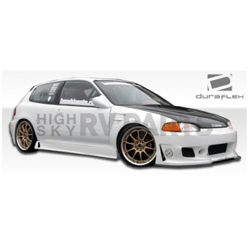 Extreme Dimensions Side Skirt - Primered Fiberglass Reinforced Plastic Black Set of 2 - 105544
