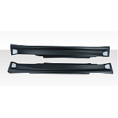Extreme Dimensions Side Skirt - Primered Fiberglass Reinforced Plastic Black Set of 2 - 108318