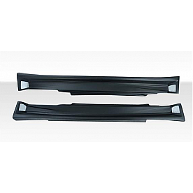 Extreme Dimensions Side Skirt - Primered Fiberglass Reinforced Plastic Black Set of 2 - 108318