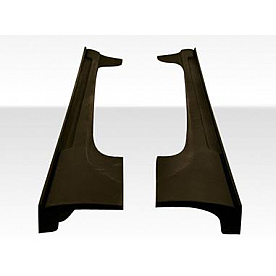 Extreme Dimensions Side Skirt - Primered Fiberglass Reinforced Plastic Black Set of 2 - 109050