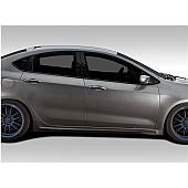 Extreme Dimensions Side Skirt - Primered Fiberglass Reinforced Plastic Black Set of 2 - 109332