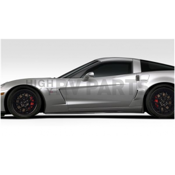 Extreme Dimensions Side Skirt - Primered Fiberglass Reinforced Plastic Black Set of 2 - 109687-1