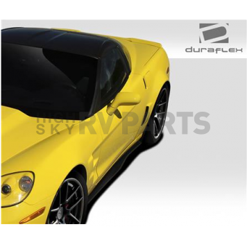 Extreme Dimensions Side Skirt - Primered Fiberglass Reinforced Plastic Black Set of 2 - 109687