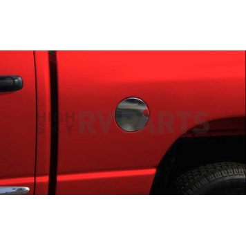Innovative Creations Inc. Fuel Door Cover - Polished Silver Stainless Steel - GT32304M