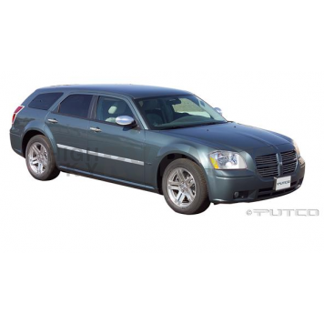 Putco Side Molding - Chrome Plated ABS Plastic/ Billet Aluminum Silver - 96668-1