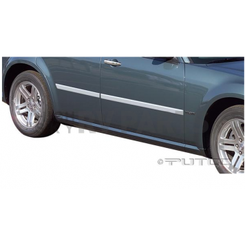 Putco Side Molding - Chrome Plated ABS Plastic/ Billet Aluminum Silver - 96668