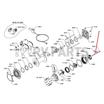Warn Winch Drum Drive Shaft 73789