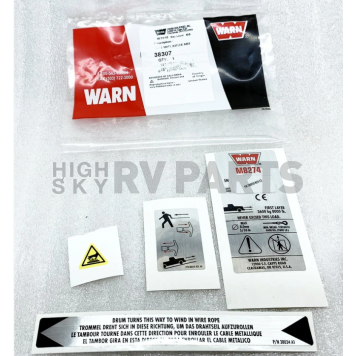 Warn Winch Label - 38307