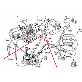 Warn Winch Power Cable - 76853