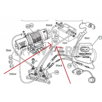Warn Winch Power Cable - 76853