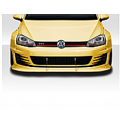 Duraflex Air Dam Front Lip Fiberglass Reinforced Plastic  Black - 115705