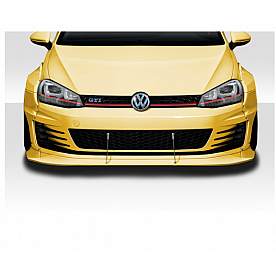 Duraflex Air Dam Front Lip Fiberglass Reinforced Plastic  Black - 115705