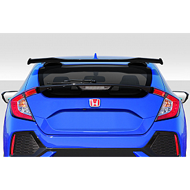 Duraflex Spoiler - Wing Fiberglass Reinforced Plastic Black - 116345