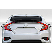 Duraflex Spoiler - Wing Matte Fiberglass Reinforced Plastic Black - 116195