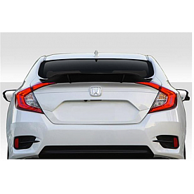 Duraflex Spoiler - Wing Matte Fiberglass Reinforced Plastic Black - 116195