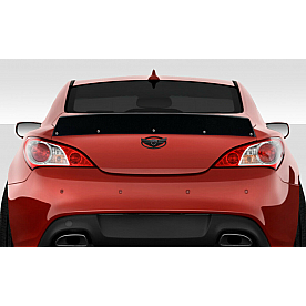 Duraflex Spoiler - Wing Unpainted Fiberglass Reinforced Plastic Black - 114505