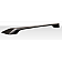 Duraflex Spoiler - Wing Unpainted Fiberglass Reinforced Plastic Black - 115213