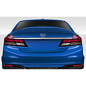 Duraflex Spoiler - Wing Unpainted Fiberglass Reinforced Plastic Black - 115215
