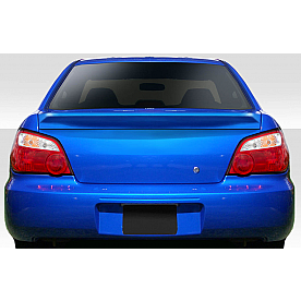 Duraflex Spoiler - Wing Unpainted Fiberglass Reinforced Plastic Black - 115334